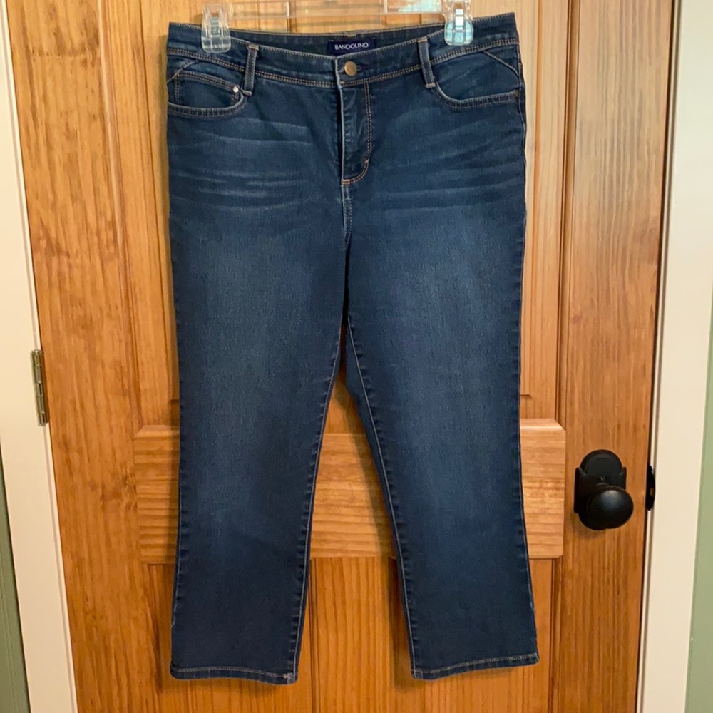 Bandolino Selene Crop Jeans Size 8 EUC
